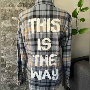 The Mandalorian Cakeworthy x Star Wars Flannel Button Up Shirt
